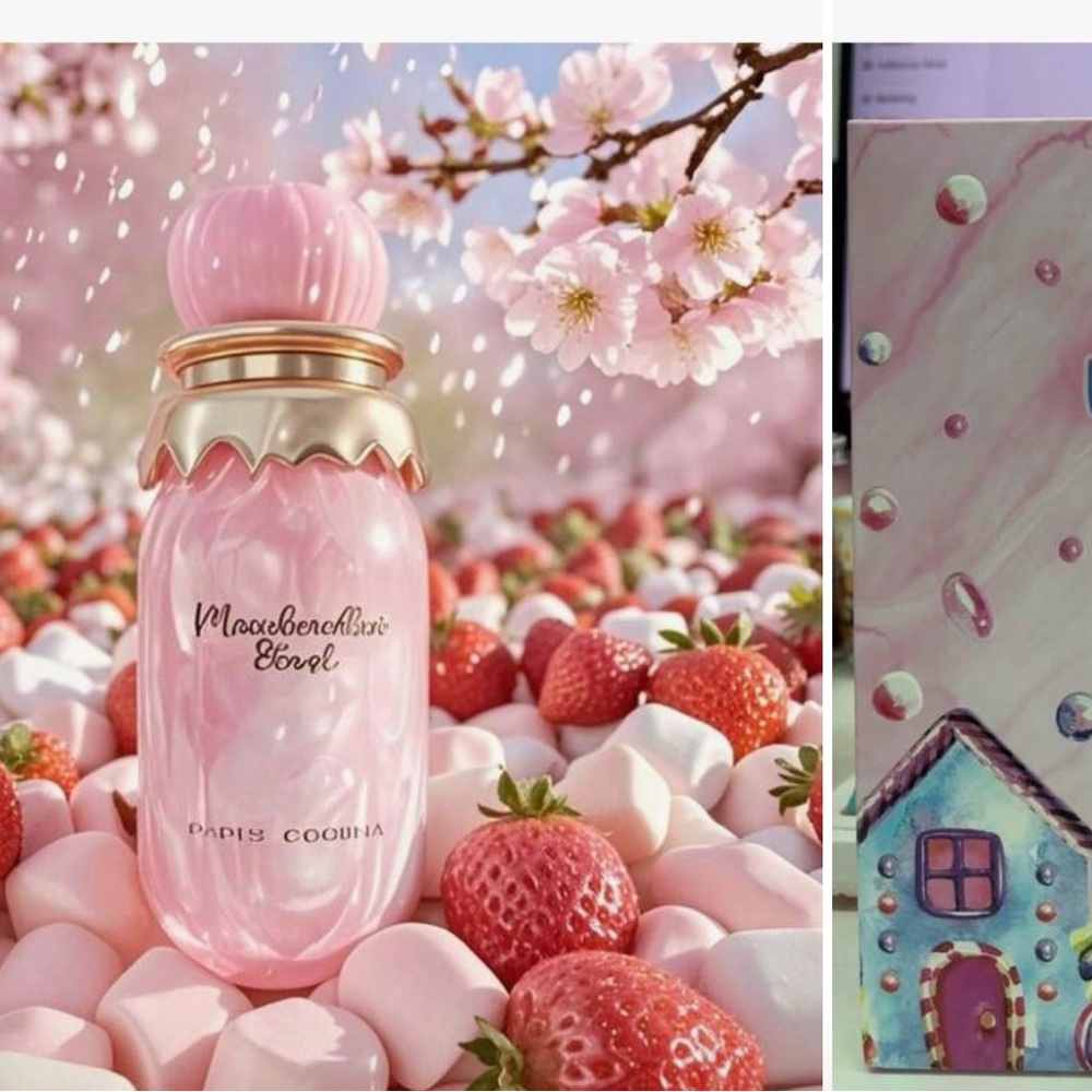 Marshmallow Blush Perfume - Pink & Gold Paris